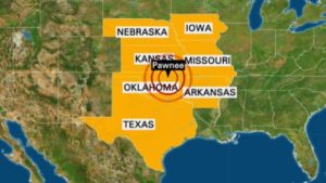 Pawnee, Oklahoma Earthquake Saturday, September 3, 2016