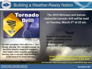 2019 Missouri Kansas Statewide Tornado Drill
